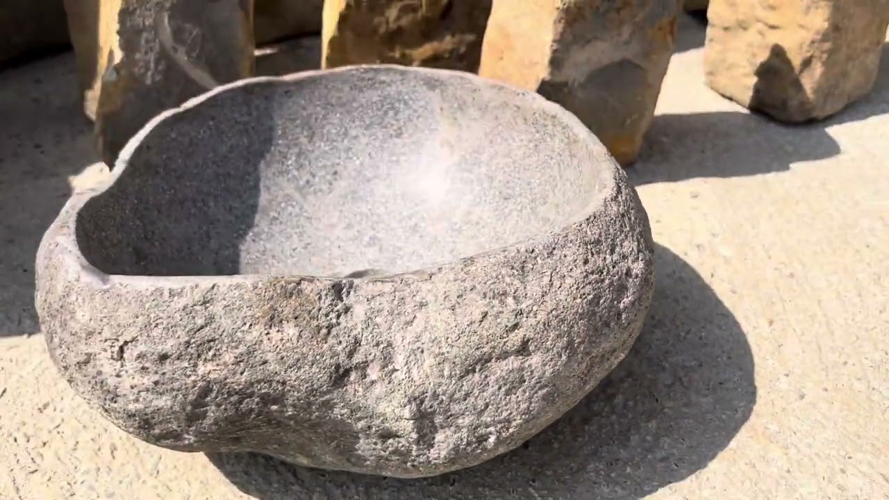 Раковина из речного камня 27 кг