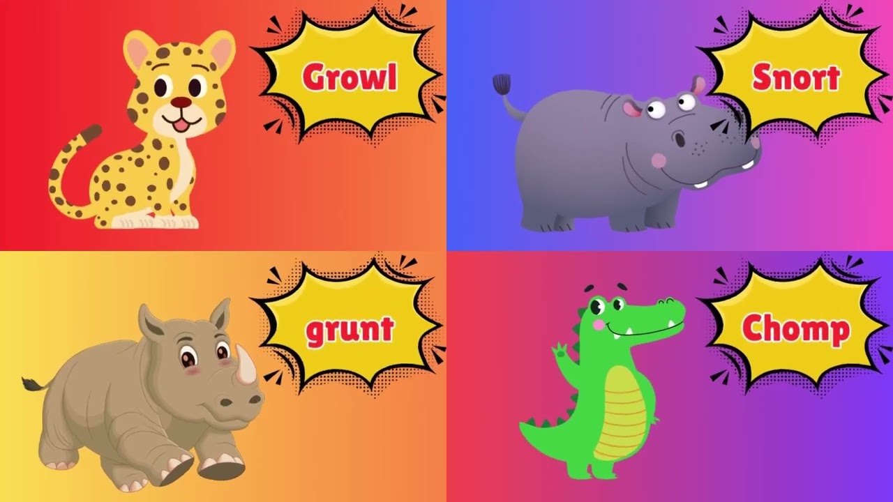 Safari Animal Sounds Song | Animal ABC | Nursery Rhymes | Tiny tots TV 🎵