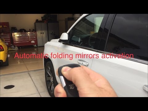 Automatic Folding mirrors activation GMC Yukon, Chevy Tahoe, Suburban, Sierra, Silverado