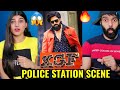 KGF POLICE STATION SCENE REACTION!! | HINDI  Yash | Srinidhi Shetty | Prashanth Neel | REVIEW!