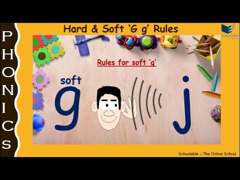Hard & Soft Sounds of ‘G g’_Phonics Rules Made Easy For Kids_Early Reading & Writing_Lesson#2