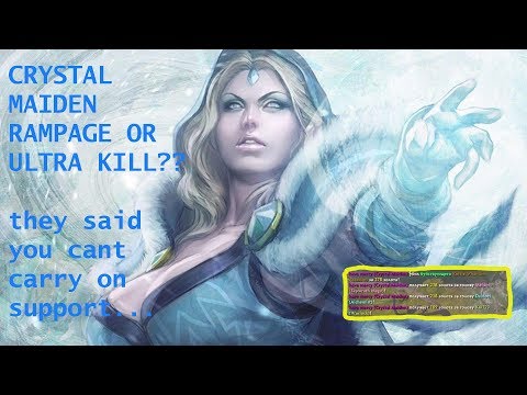 What to do when your team feed? carry on crystal maiden!! ультра килл на кристал мейден!