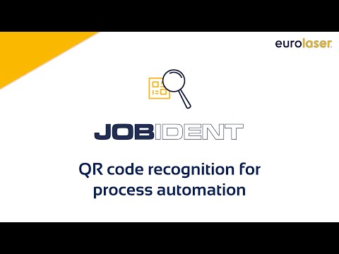 JobIDENT - eurolaser software for automation of the machining process
