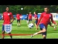 England one-touch football tennis in France (Euro-16) | Inside Training