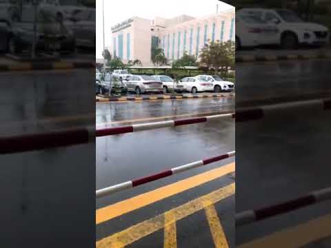 بالفيديو.. الأمطار تغسل طرق جدة.. والكهرباء تحذر