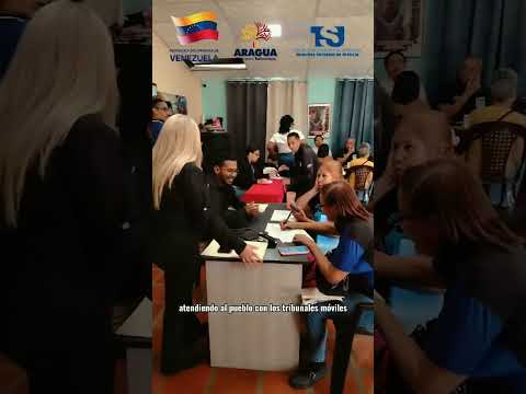 Gran Jornada de Tibunales Móviles en el municipio Libertador #aragua