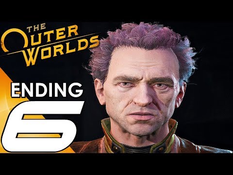 THE OUTER WORLDS - Gameplay Walkthrough Part 6 - Ending & Final Boss Fight (PC Max Settings)