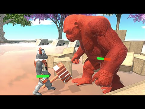 How Many Primates to defeat Redstone Goro? Animal Revolt Battle Simulator