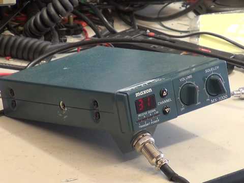 Maxon MX1000 (UK) PR27GB (EU) band CB Mobile radio - On The Air Test