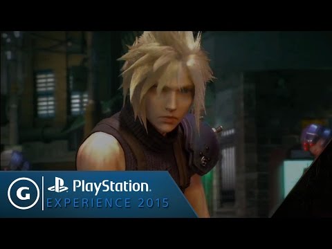 First Look at Gameplay in Final Fantasy VII Remake - PSX 2015