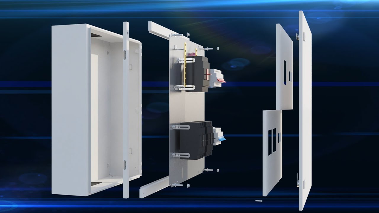 E-Abel distribution box structure 3D display