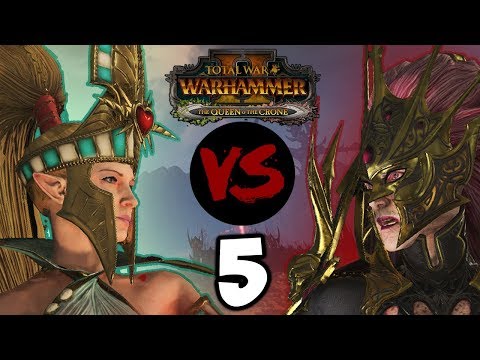 POWER OF DARKNESS! Total War: Warhammer 2 - High Elves VS Dark Elves w/ MrSmartDonkey #5