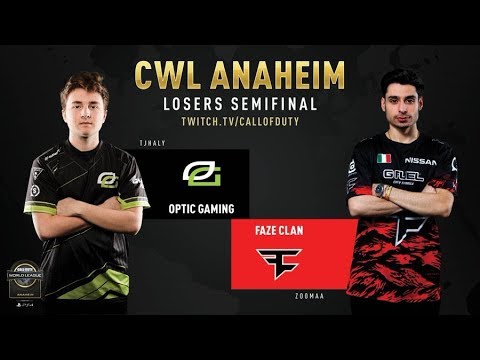 Optic Gaming vs FaZe Clan | CWL Anaheim 2019 | Losers Semifinal