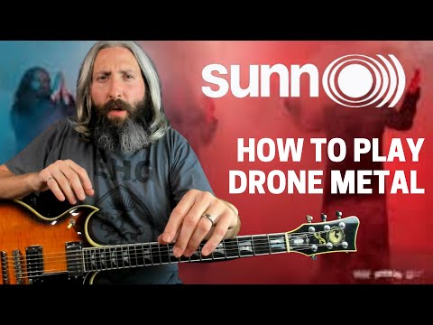 Sunn O))) Drone Metal Guitar Lesson - Orthodox Caveman