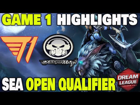T1 VS EXECRATION GAME 1 Dreamleague Season 13 SEA Open Qualifier
