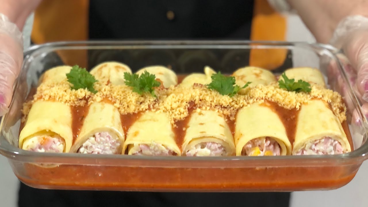 PANQUECA DE RESTAURANTE (MASSA, RECHEIO E MOLHO)