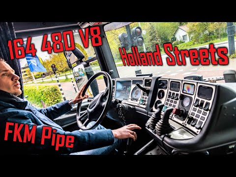 HOLLAND CITY CRUISE: Scania 164L 480 V8 // *FKM Exhaust*