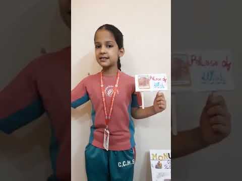 Hitakshi Sharma |  Monuments Of Rajasthan | SST | CCHS | 4th Standard