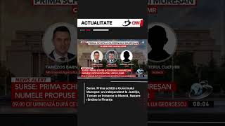Surse. Prima schiță a Guvernului Mureșan: un independent la Justiție, Turcan se 
