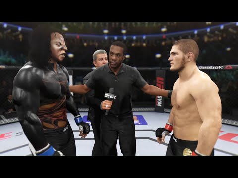 Khabib vs. King Vampire - EA Sports UFC 2 - Eagle Fights 🦅
