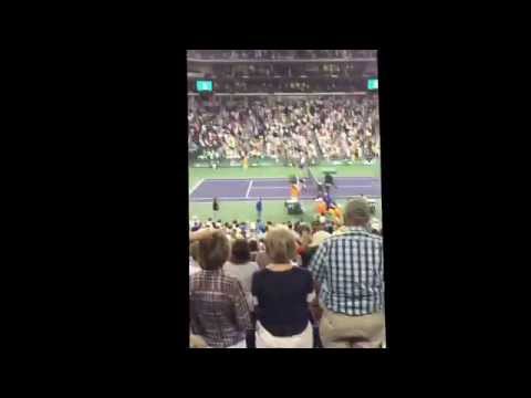 Federer vs. Seppi at the BNP PARIBAS OPEN Indian Wells, CA