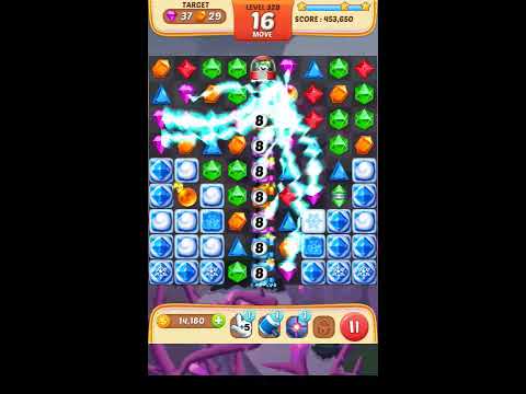 Jewel Match King Level 328 - Walkthrough ( No Booster )