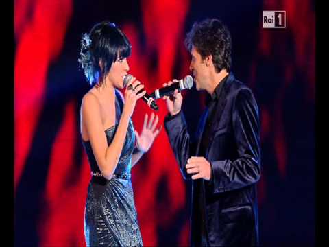 Luca Barbarossa e Raquel del Rosario - Fino in fondo - Sanremo 2011