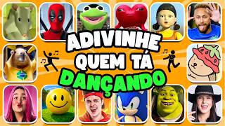 ADIVINHE QUEM TÁ DANÇANDO!! 💃🎶 Emilly Vick, Verity, Shrek, Rato Milton, Neymar, Sonic