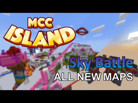 MCC Island: ALL NEW SKY BATTLE MAPS  [ Minecraft ] - LiquidLapis