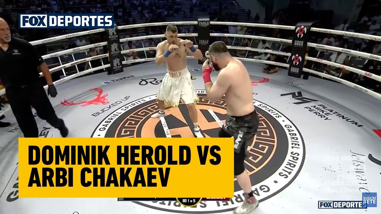 DOMINIK HEROLD vs ARBI CHAKAEV, lo deja desorientado y acaba en segundos | PELEA COMPLETA | BKFC 91