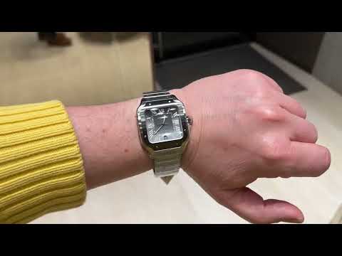 CARTIER SANTOS square grey