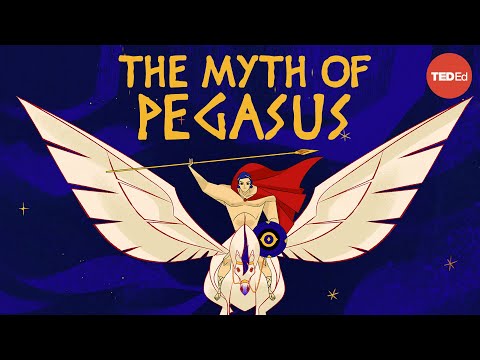 The myth of Pegasus and the chimera - Iseult Gillespie