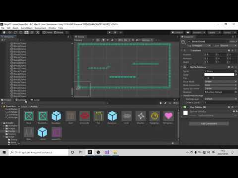 Unity Editor C# , Level Editor 3 Block Tutorial Ita
