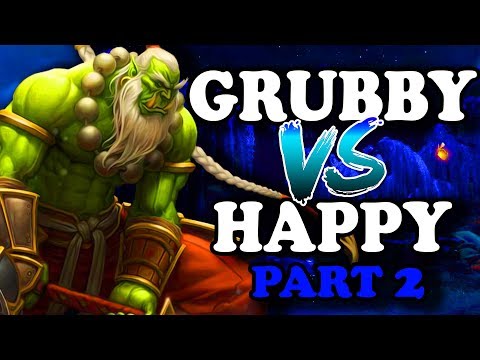 GRUBBY vs HAPPY Part 2 | Warcraft 3 | Showmatch