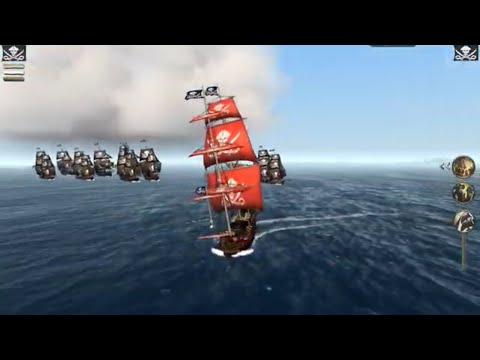 Pirate plague of the dead raiding ships with a pirate fleet