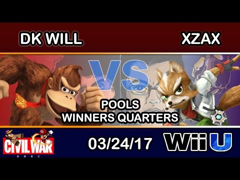 2GGC: Civil War - DKwill (Donkey Kong) Vs. RvL | Xzax (Fox) Pools Winners Quarters