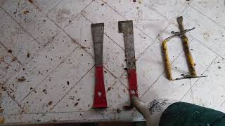 Curso de apicultura: espatulas y levanta cuadros