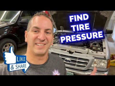 How To Find Ford Ranger Recommended Tire Pressure
