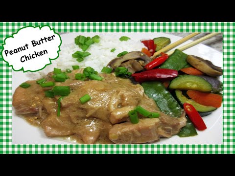 Easy Slow Cooker PEANUT BUTTER CHICKEN ~ Crock Pot Chicken Recipe