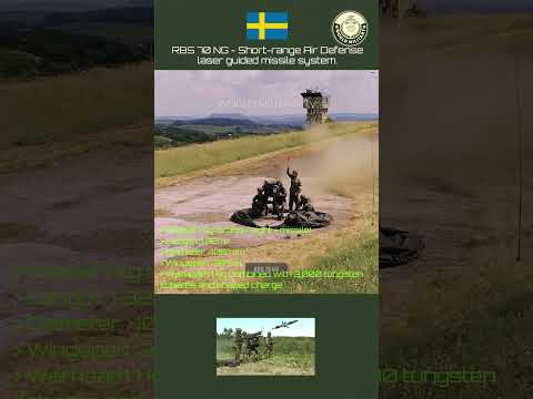 RBS 70 NG -  Short-range Air Defense (SHORAD) laser guided missile system. #defence #military