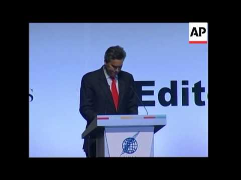 Protesters interupt Putin meeting with journalists