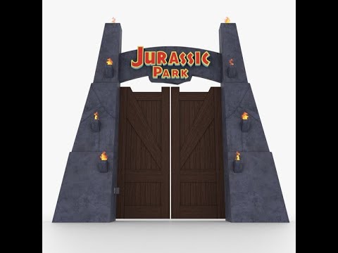 Jurassic Park | Coloring Book | Background Theme Song | Coloring | Dinosaur | Kidstime