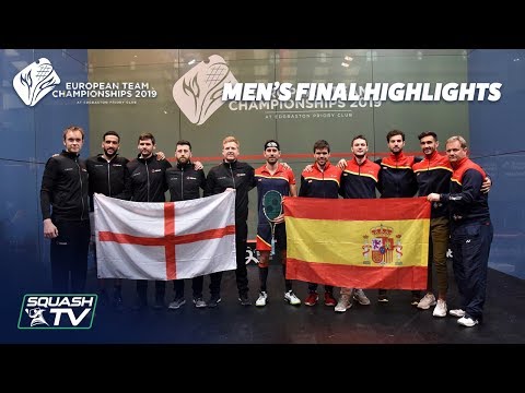 Squash: England v Spain - European Team Championship 2019 - Final Highlights
