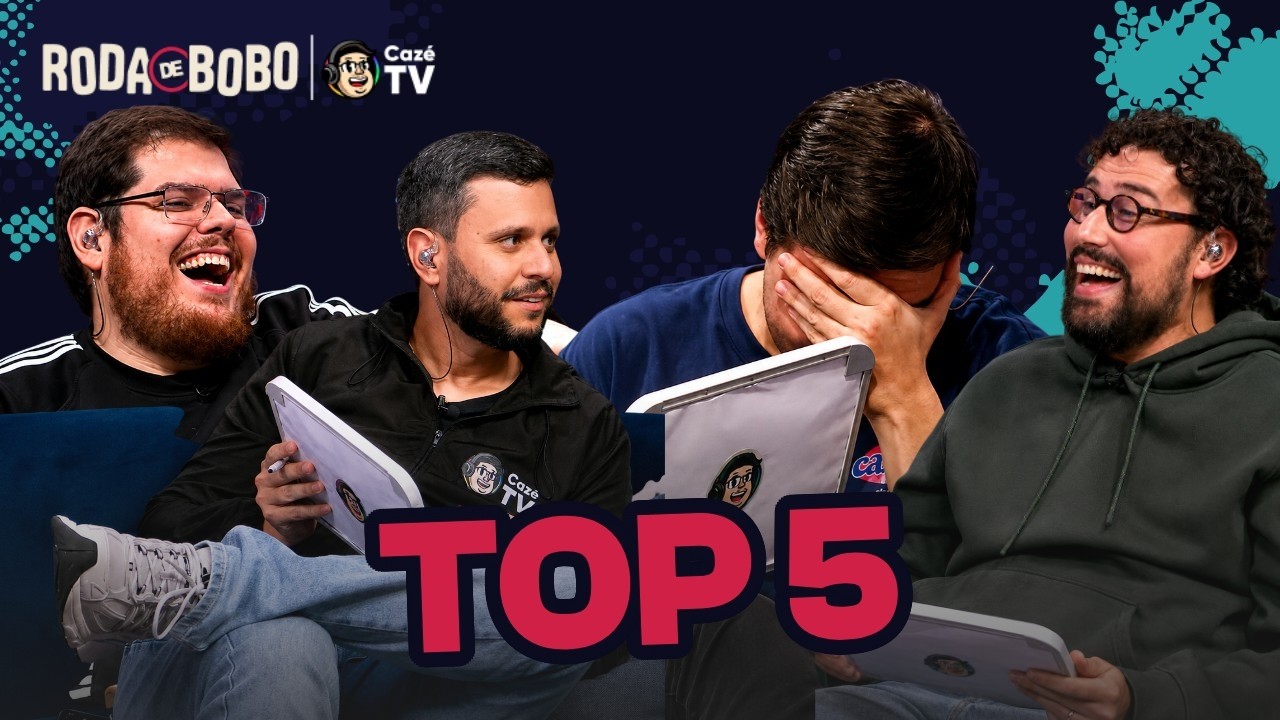 DESAFIO TOP 5! CAZÉ E LUIS X OS PAPAIS BELT E DONAN EM UM DUELO DE ALTO NÍVEL! | RODA DE BOBO