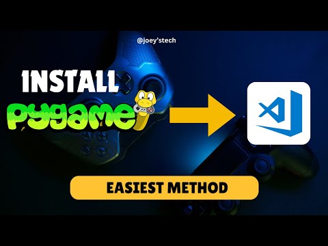 How to install and set up pygame in Visual Studio Code | install pygame ...