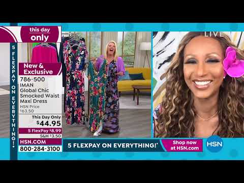 HSN | IMAN Global Chic Fashions 05.14.2022 - 10 PM