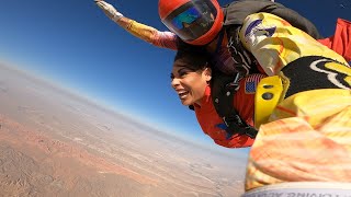 Diana Carrasco - Tandem Skydive in Las Vegas at Skydive Fyrosity®