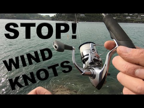 How to Stop Wind Knots! When Fishing with Braid