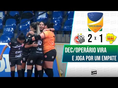 GOLS | DEC/OPERÁRIO 2 x 1 SERC/UCDB | COPA DO BRASIL DE FUTSAL FEMININO 2022 | JOGO DE IDA