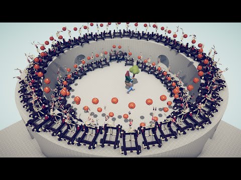 100x PUMPKING CATAPULTS vs EVERY UNIT - Totally Accurate Battle Simulator